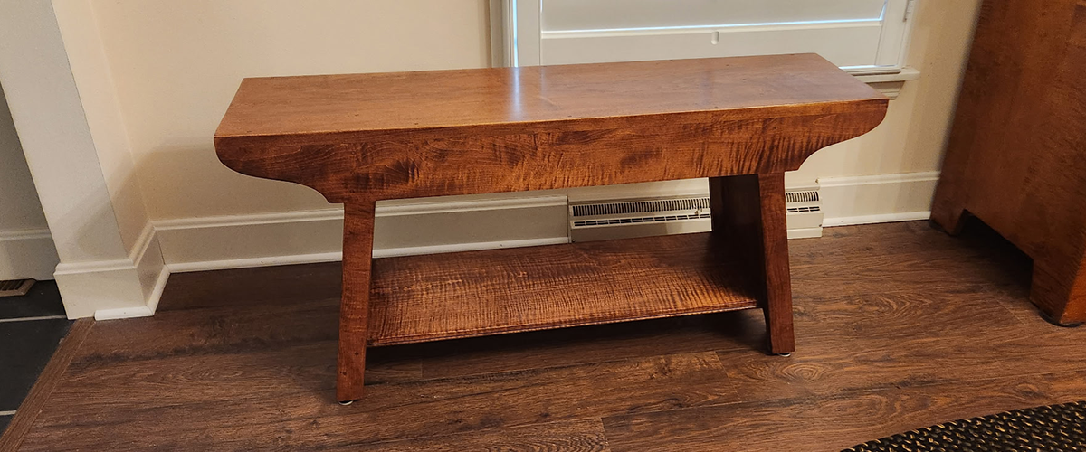 Tigert Maple Stool Bench